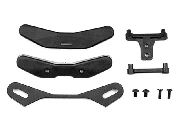 Team Associated RC10B7 Shock Tower Covers & Upper Wing Mount [92487]