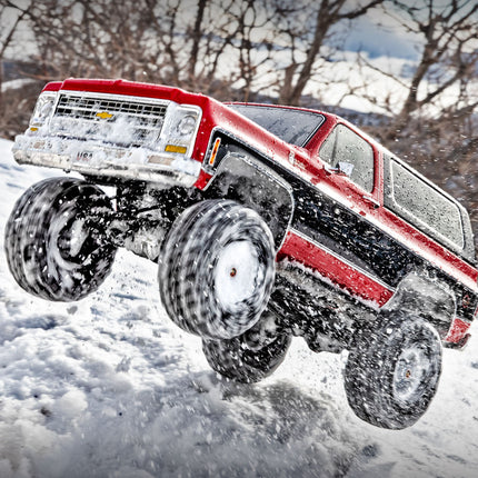 Traxxas TRX-4® 1/10 Trail Crawler Truck w/1979 Chevy Blazer Clipless Body (Orange, Red, or Black) – RTR w/ TQi 2.4GHz Radio [82276-4]