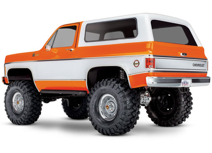 Traxxas TRX-4® 1/10 Trail Crawler Truck w/1979 Chevy Blazer Clipless Body (Orange, Red, or Black) – RTR w/ TQi 2.4GHz Radio [82276-4]