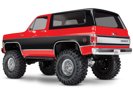 Traxxas TRX-4® 1/10 Trail Crawler Truck w/1979 Chevy Blazer Clipless Body (Orange, Red, or Black) – RTR w/ TQi 2.4GHz Radio [82276-4]
