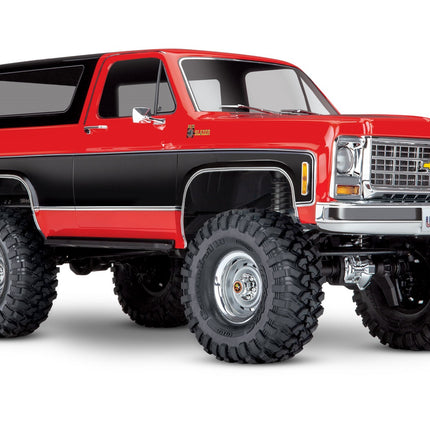 Traxxas TRX-4® 1/10 Trail Crawler Truck w/1979 Chevy Blazer Clipless Body (Orange, Red, or Black) – RTR w/ TQi 2.4GHz Radio [82276-4]