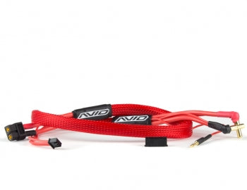 AVID RC 2S Charge Lead Cable XT60 to 4/5mm Bullet Connector (2')