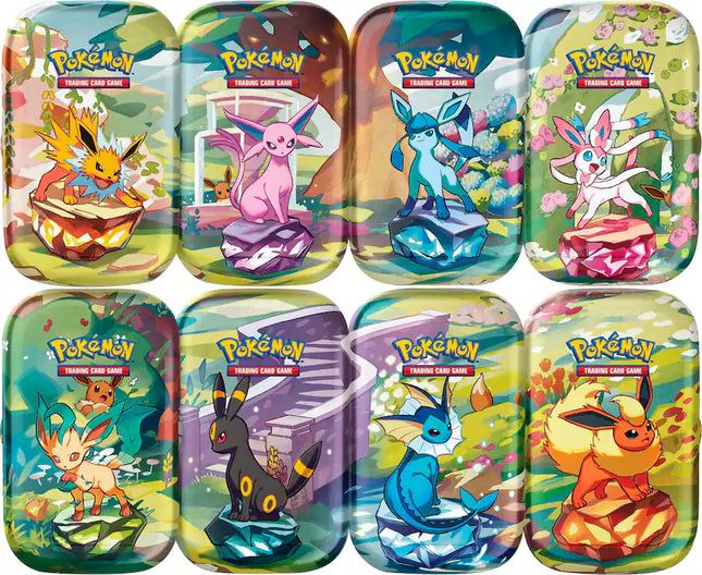 Pokémon TCG: Scarlet & Violet—Prismatic Evolutions Mini Tin – Style May Vary