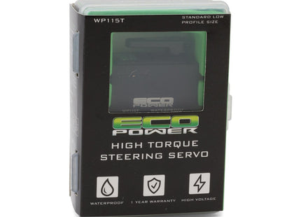 EcoPower WP115T Low Profile Waterproof High Torque Metal Gear Servo ECP-115T