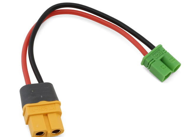 EcoPower XT60 to EC2 Charge Lead (Female XT60 to Male EC2) (4.5") (18AWG) – ECP-1530