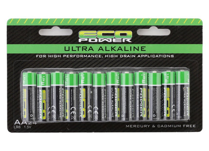 EcoPower Ultra Alkaline AA Batteries (24)  Part # ECP-5062