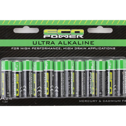 EcoPower Ultra Alkaline AA Batteries (24)  Part # ECP-5062