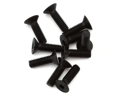 EcoPower 3mm High Strength Steel Flat Head Screws (10) (3x10mm) Part #ECP-H-2203