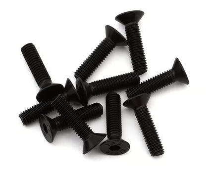 EcoPower 3mm High Strength Steel Flat Head Screws (10) (3x12mm) Part #ECP-H-2204