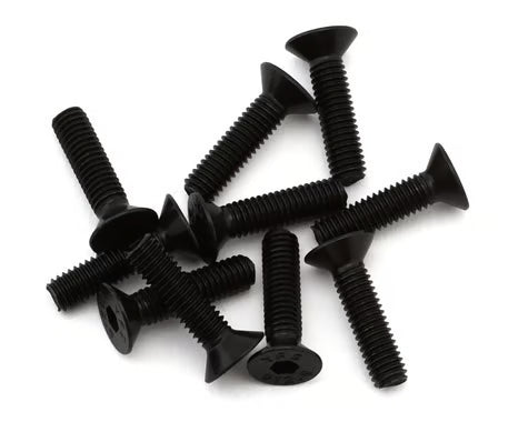 EcoPower 3mm High Strength Steel Flat Head Screws (10) (3x12mm) Part #ECP-H-2204