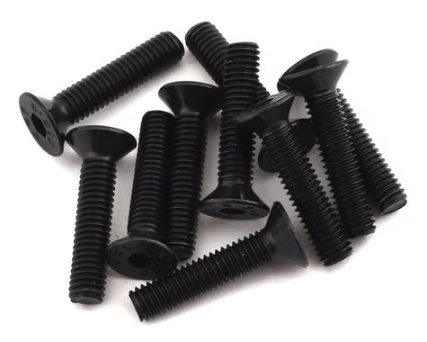 EcoPower 3mm High Strength Steel Flat Head Screws (10) (3x14mm) Part #ECP-H-2205