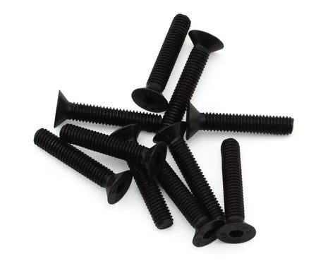 EcoPower 3mm High Strength Steel Flat Head Screws (10) (3x16mm) Part #ECP-H-2207
