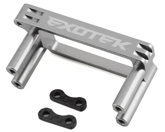 Exotek Tenacity / Lasernut Aluminum HD Servo Mount (Gun Metal) (EXO2110)