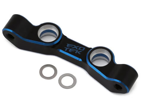 Exotek Associated B7 Aluminum HD Steering Rack (Black/Blue) – EXO2240