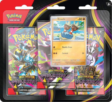 Pokémon TCG: Mega Evolution – Pitch Black 3-Pack Booster (SKU: 12863700)