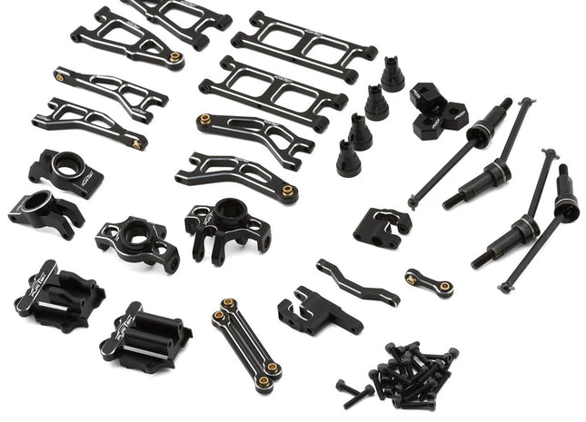 Furitek Arrma™ Granite/Typhon Grom Ultimate Aluminum Upgrade Combo (Black) Part# FTK-FUR-2624