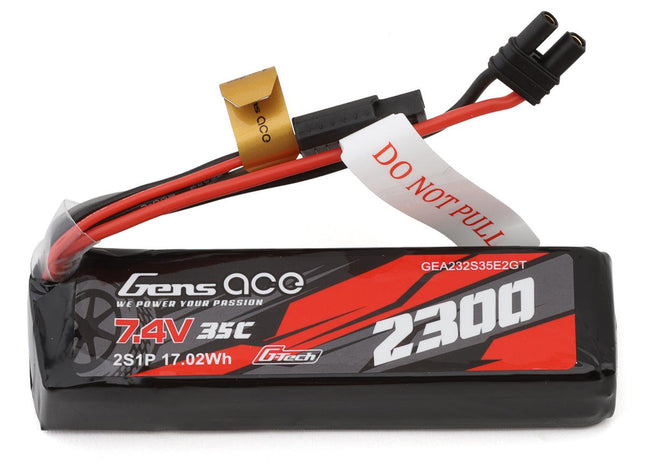 Gens Ace 2S 35C G-Tech LiPo Battery Pack (7.4V/2300mAh) w/iEC2 Connector – GEA232S35E2GT