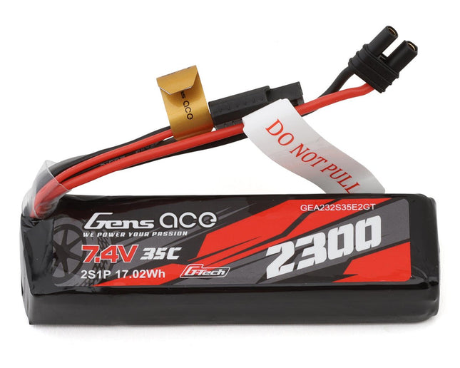 Gens Ace 2S 35C G-Tech LiPo Battery Pack (7.4V/2300mAh) w/iEC2 Connector – GEA232S35E2GT
