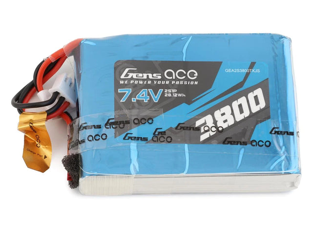 Gens Ace 2S LiPo Transmitter Battery (7.4V/3800mAh) w/JST Connector Part Number: GEA2S3800TXJS