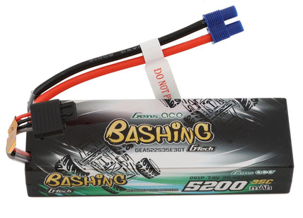 Gens Ace 2S G-Tech Smart "Bashing" LiPo Battery 35C (7.4V/5200mAh) – EC3 Connector  Part Number: GEA522S35E3GT