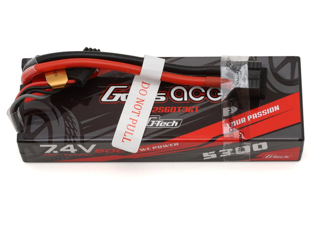 Gens Ace G-Tech Smart 2S LiPo Battery 60C (7.4V/5300mAh) – Universal Connector  Part Number: GEA532S60T3GT