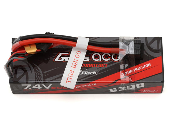 Gens Ace G-Tech Smart 2S LiPo Battery 60C (7.4V/5300mAh) – Universal Connector  Part Number: GEA532S60T3GT