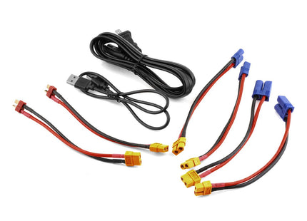 Gens Ace G-Tech Smart 2S Bundle w/Two 2S 35C XT60 LiPo Batteries (5200mAh) & IMars D300 Charger  Part Number: GEAD300522S35GT