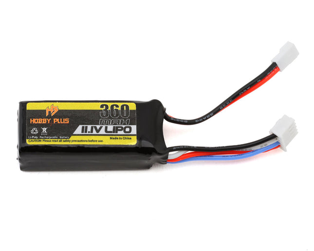 HobbyPlus 3S (11.1V / 360mAh) 20C LiPo Battery w/JST-MCX Connector HBP240491