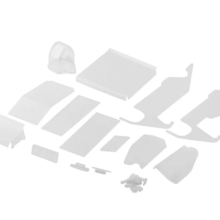 HackFab Losi Mini-B Bolt-On Sprint Car Lexan Body Kit (Clear) – HFB02045
