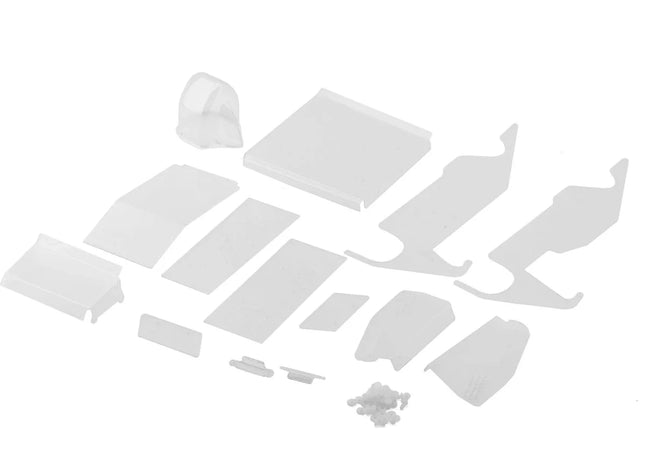 HackFab Losi Mini-B Bolt-On Sprint Car Lexan Body Kit (Clear) – HFB02045