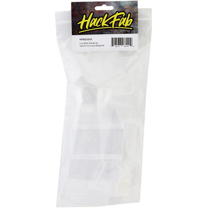 HackFab Losi Mini-B Bolt-On Sprint Car Lexan Body Kit (Clear) – HFB02045