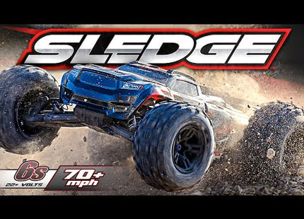 Traxxas Sledge RTR 6S 4WD 1/8 Brushless Monster Truck w/ Belted Sledgehammer Tires & TQi Radio (Red, Orange, Green, or Blue) 95096-4