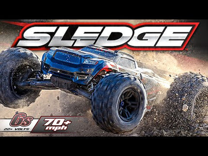 Traxxas Sledge RTR 6S 4WD 1/8 Brushless Monster Truck w/ Belted Sledgehammer Tires & TQi Radio (Red, Orange, Green, or Blue) 95096-4