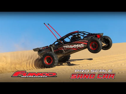Traxxas Funco® Pro Scale® 2WD Brushless RTR Sand Car w/TQi 2.4GHz Radio, Link Module & TSM – Available in Red, Orange, Green, or Blue