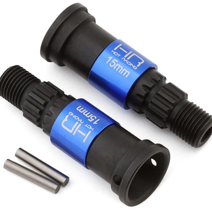 Hot Racing Steel HD CV Drive Axles (+15mm) for Traxxas XRT / X-Maxx (2) – HRAXRT288C15