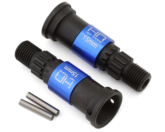 Hot Racing Steel HD CV Drive Axles (+15mm) for Traxxas XRT / X-Maxx (2) – HRAXRT288C15