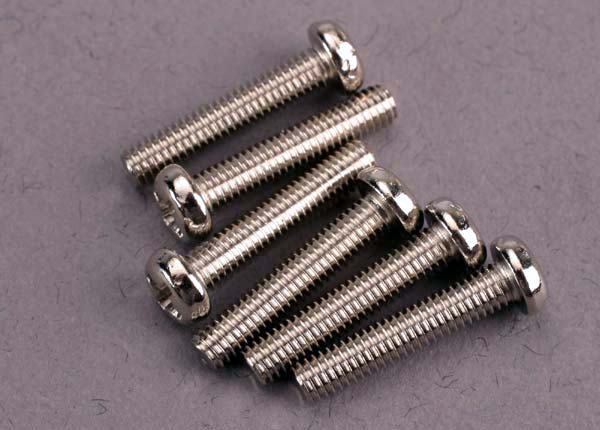 Traxxas 3x15mm Button Head Screws (6) — 2563