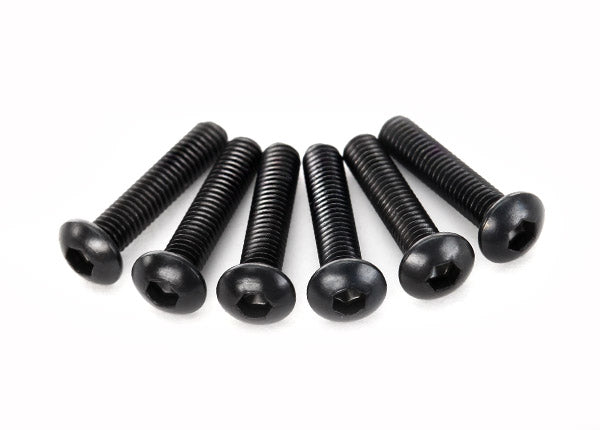 Traxxas Button-Head Machine Screws 3x14mm (6) 2593