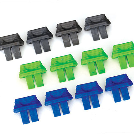 Traxxas Battery Plug Charge Indicator Set (Green x4, Blue x4, Grey x4) – Part #2943
