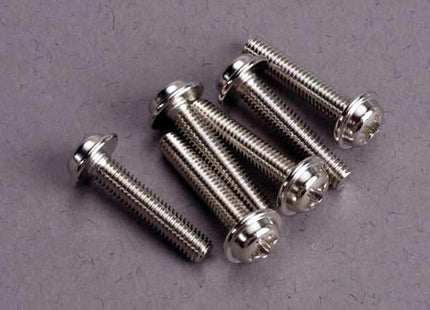 Traxxas 3x15mm Washer Head Phillips Screws (6) #3187