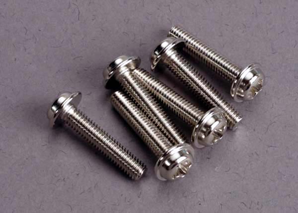 Traxxas 3x15mm Washer Head Phillips Screws (6) #3187