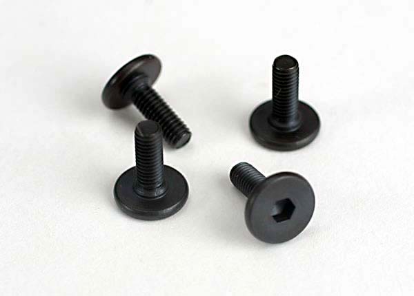 Traxxas 3x10 Flat Head Engine Mount Hex Screw (4) – 4859