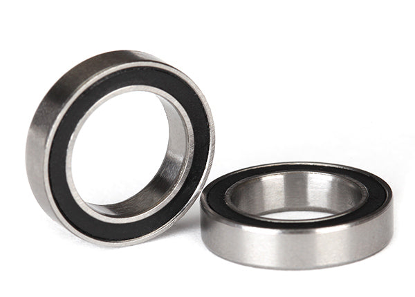 Traxxas 12x18x4mm Ball Bearings (Blue or Black Rubber Shielded) (2) – Part #5120/5120A