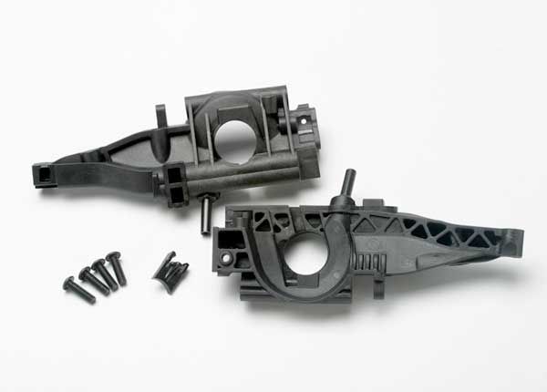 Traxxas Revo Rear Bulkhead Set (Left & Right Halves) with Rear Differential Retainer & Hardware -5329