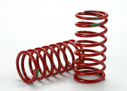 Traxxas Shock Springs (Green – GTR 3.5 Rate, Std. Rear 90mm, Revo) (2) – 5438