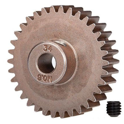 Traxxas 32P Hardened Steel Pinion Gear (34T, 5mm Bore) – Part #5639