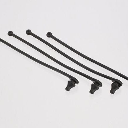 Traxxas Body Clip Retainer Set (Black) (4) 5750