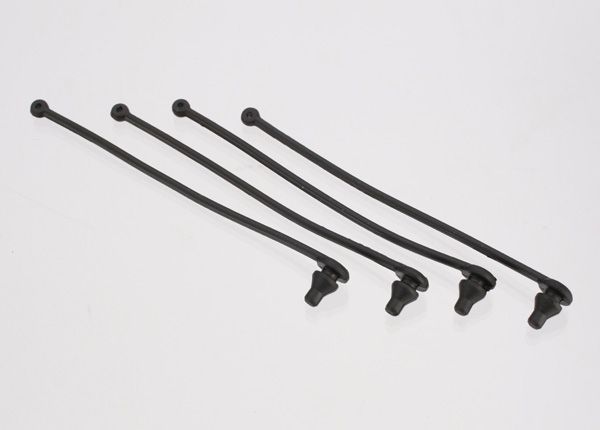 Traxxas Body Clip Retainer Set (Black) (4) 5750