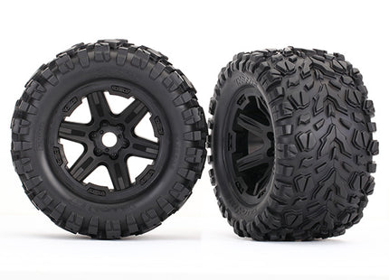 Traxxas Talon EXT 3.8" Pre-Mounted Tires w/ 17mm Hex (Black) (2) 8672