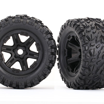 Traxxas Talon EXT 3.8" Pre-Mounted Tires w/ 17mm Hex (Black) (2) 8672